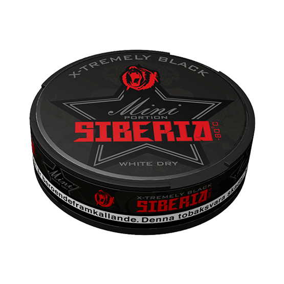 Siberia -80 Black Mini White Dry Portion