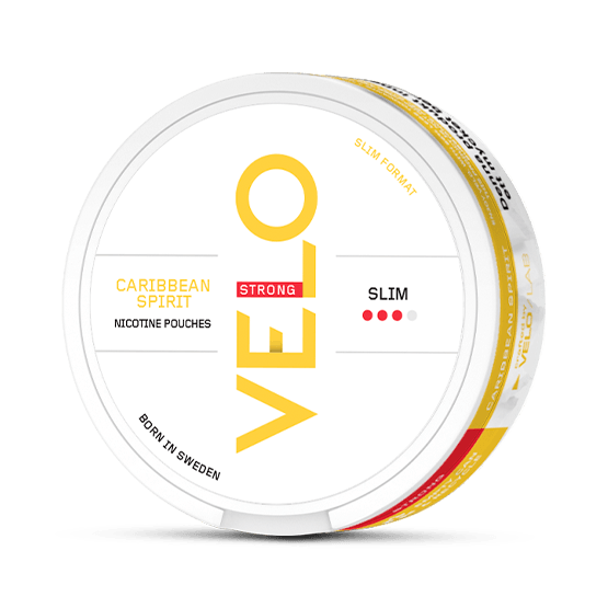 VELO Caribbean Spirit Slim Strong All White Portion