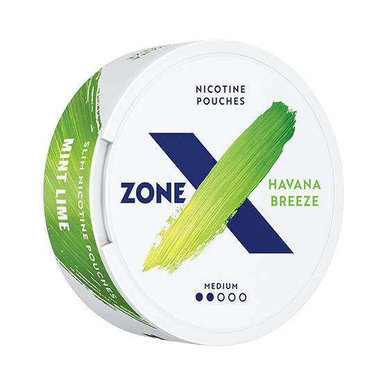 zoneX Havana Breeze Slim Strong All White Portion