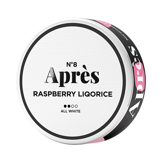 No.8 Après Raspberry Liqorice All White Portion