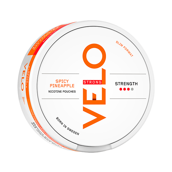 VELO Spicy Pineapple Slim Extra Strong All White Portion