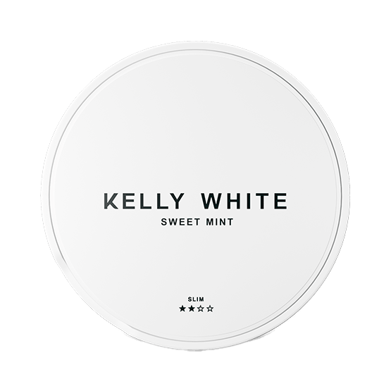 Kelly White Sweet Mint Slim All White Portion