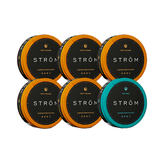 STRÖM Mixpack 6-pack Orange & Mint