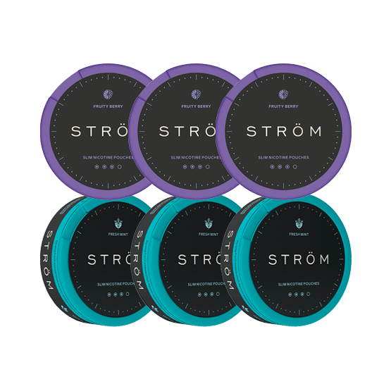 STRÖM Mixpack 6-pack Berry & Mint