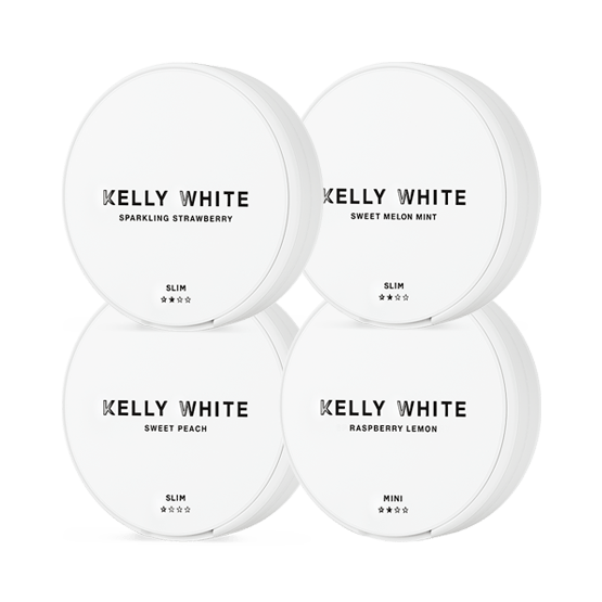 Kelly White Mixpack 4-pack