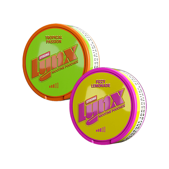 Lynx Mixpack Fizzy Lemonade Strong & Tropical Passion Strong
