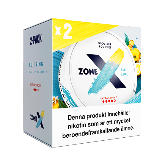ZONE X Fuji Zing Slim Extra Strong 2-pack