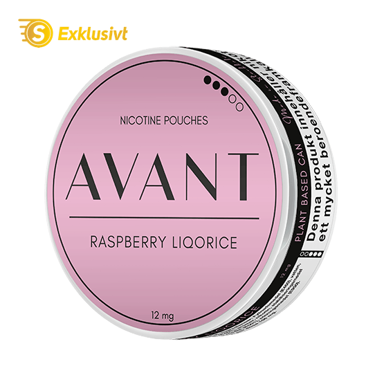 Avant Raspberry Liqorice - Snusbolaget.se