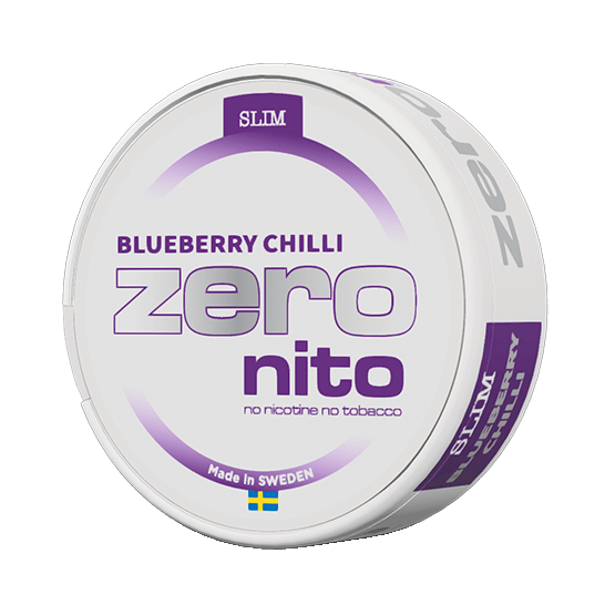 Zeronito Blueberry Chilli Slim Nikotinfritt Snus