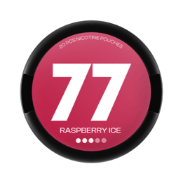 77 Nicotine Pouches Raspberry Ice