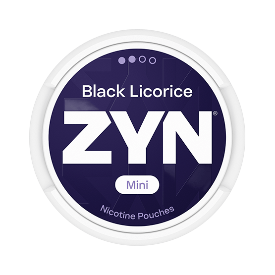 ZYN Mini Dry Black Licorice 3mg