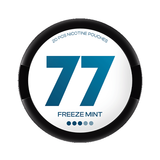 77 Nicotine Pouches Freeze Mint