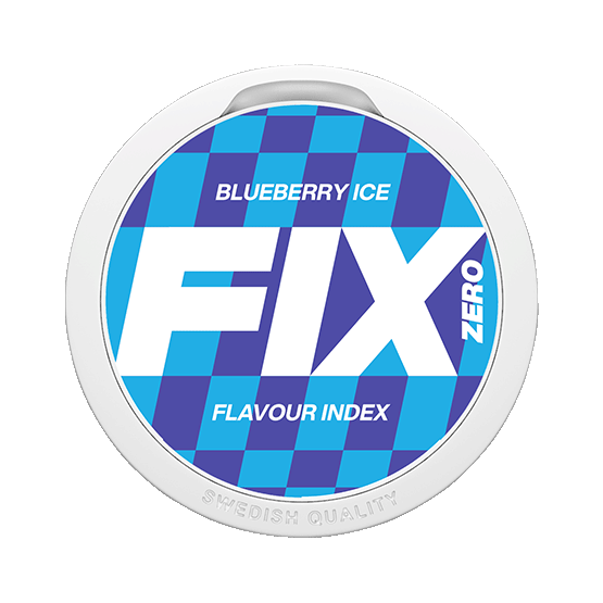 FIX Blueberry Ice Zero Nikotinfritt Snus