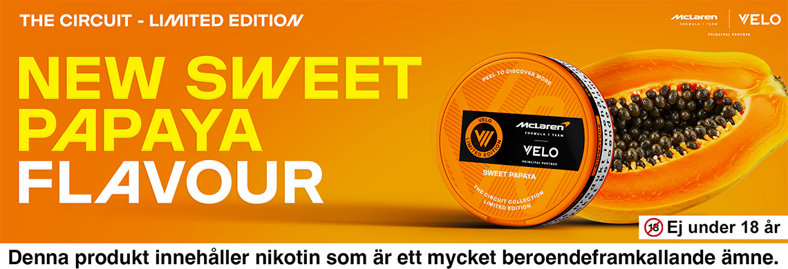 VELO McLaren Sweet Papaya Limited Edition