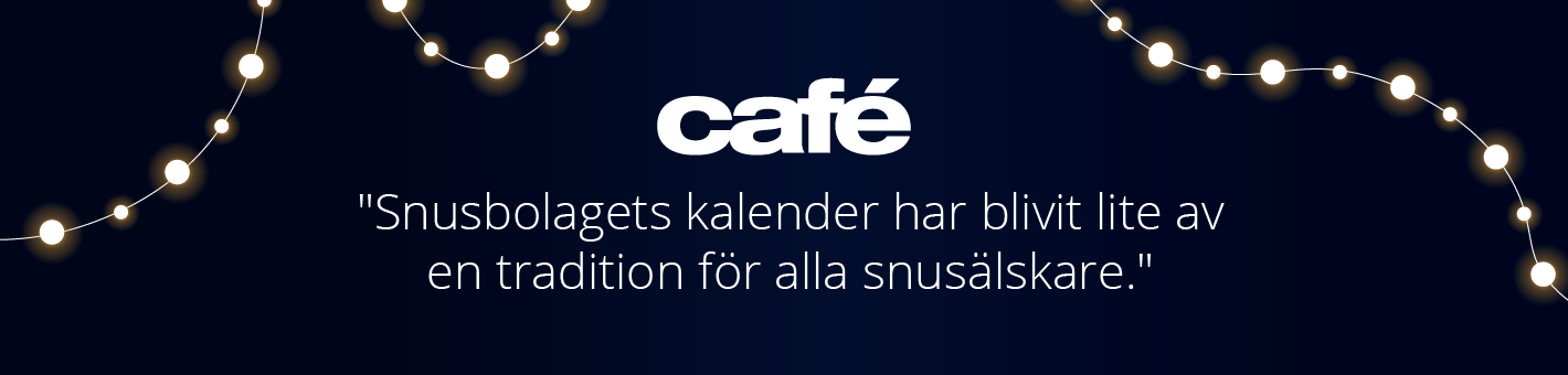 café recension vitt snus julkalender 2024