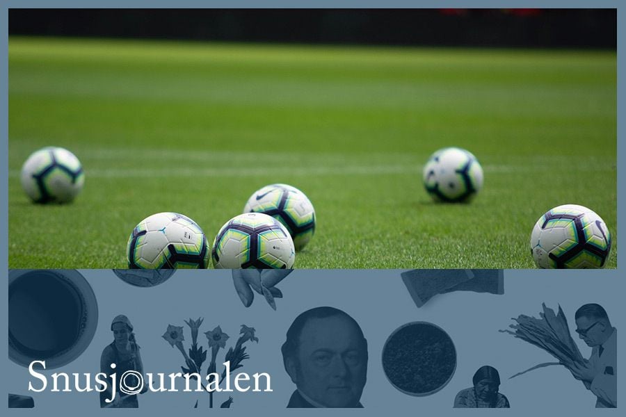 Fotbollsspelare i premier league snusar