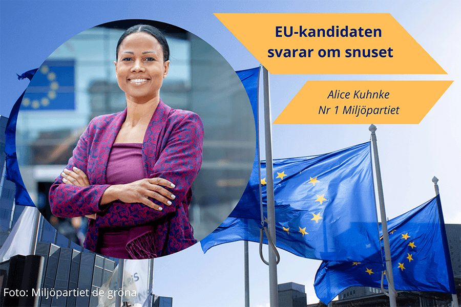 EU-kandidaten Alice Kuhnke svarar om snuset