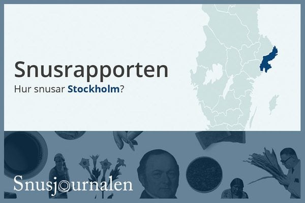 hur snusar folk i stockholm