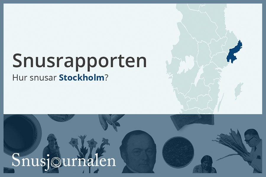 hur snusar folk i stockholm