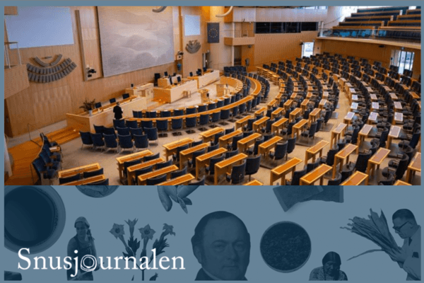 Nikotin och snus i riksdagen Snusbolaget
