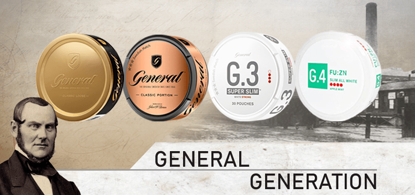 4 Generationer av General – en 150-årig snussuccé