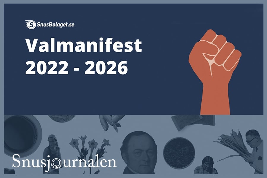 Snusbolaget lanserar Valmanifest