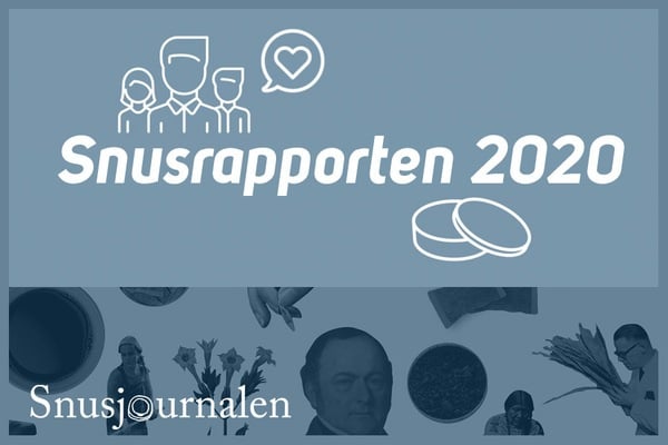 Snusrapporten 2020 är ute!