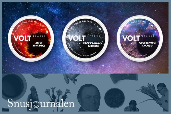 VOLT introducerar nya VOLT Sparks Space – tre limiterade nikotinpåsar med inspiration från rymden.