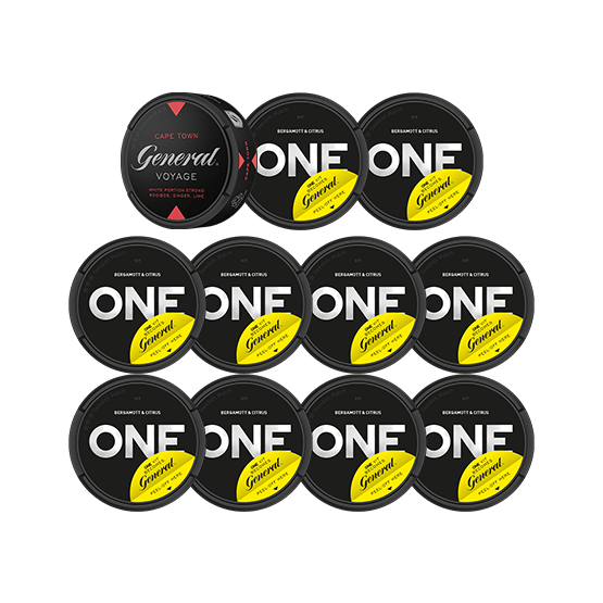 Mixpack 10 One Vit & 1 General Voyage Cape Town