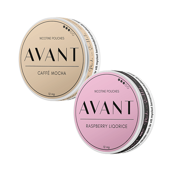 Avant Mixpack 2-pack Caffe Mocha and Raspberry Liqorice