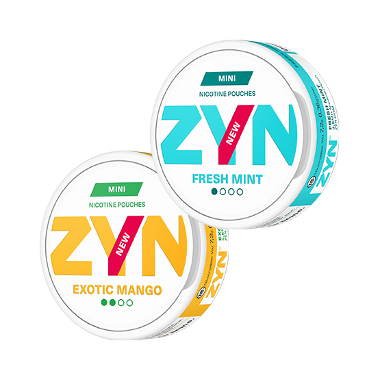 Zyn Mixpack 2-pack Mini Exotic Mango & Mini Fresh Mint