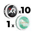 Mixpack 10 XR General Strong Slim White & 1 Catch White Spearmint Mini