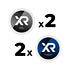 XR 2x General White, 2x Göteborgs Rapé White Mixpack