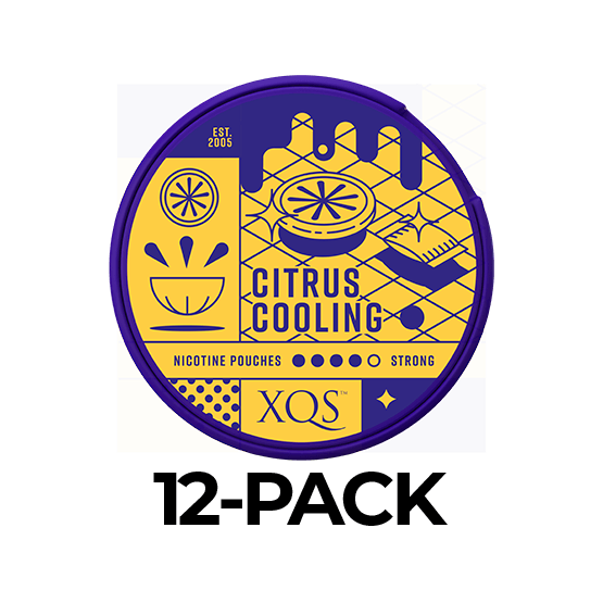 XQS Citrus Cooling Slim Strong 12-pack