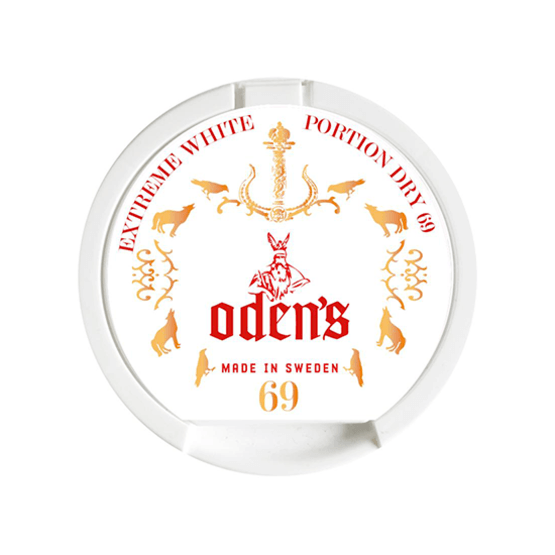 Odens 69 Extreme Portion White Dry Portionssnus