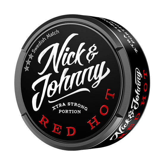 Nick and Johnny Red Hot Xtra Strong Portionssnus