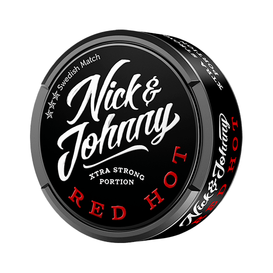 Nick and Johnny Red Hot Xtra Strong Portionssnus